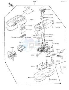 KZ 700 A (A1) drawing METERS