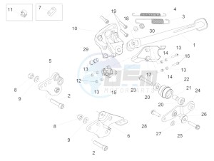 ETV 1200 Caponord Rally (EMEA, APAC) drawing Central stand