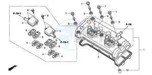 CBF1000T drawing CYLINDER HEAD COVER