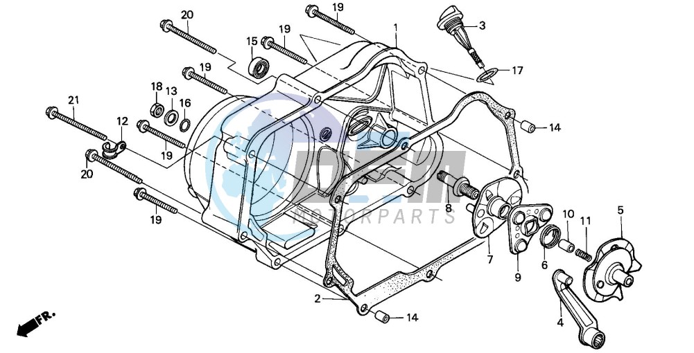 RIGHT CRANKCASE COVER