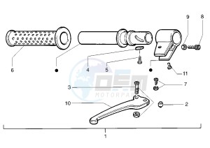 VELOFAX 50 drawing Handlebar parts Right