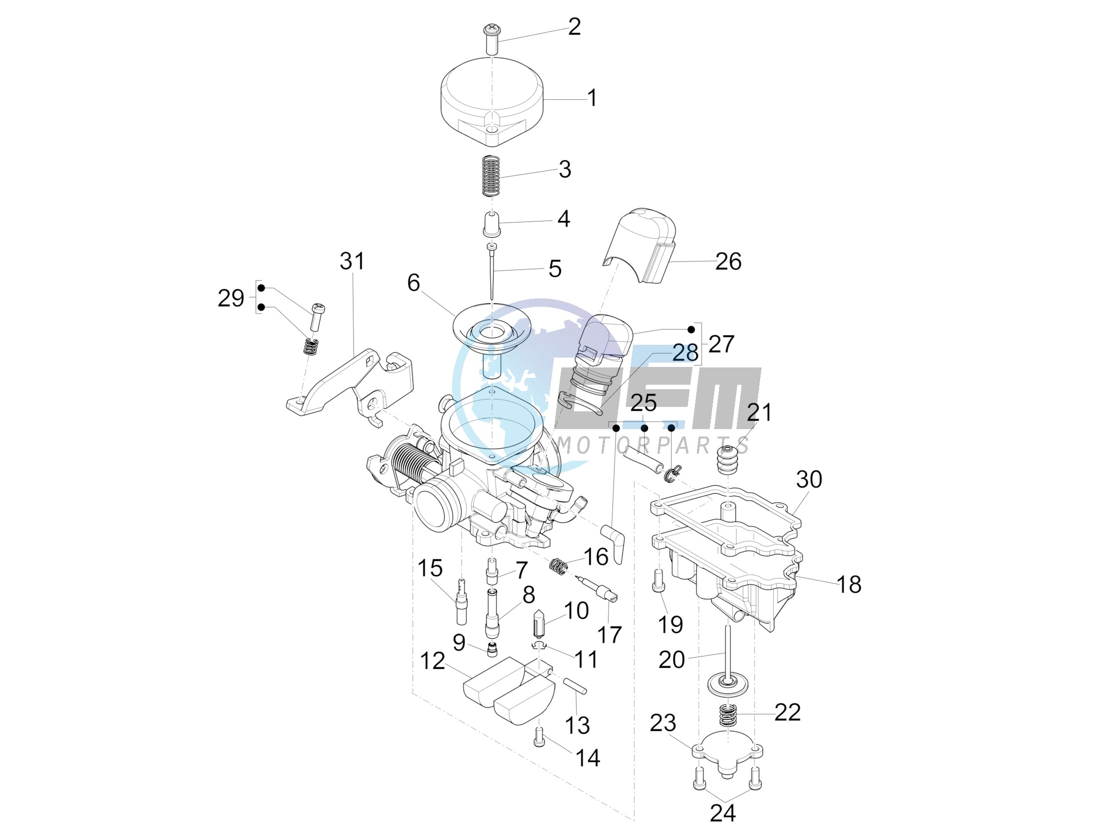 Carburetor's components