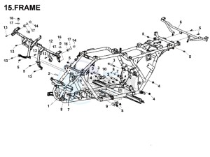 TRACKRUNNER 200 drawing FRAME