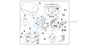 VFR1200FB drawing 31L TOP BOX PROMI NENCE RED