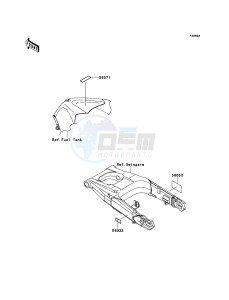 ZZR1400_ABS ZX1400FEFB FR GB XX (EU ME A(FRICA) drawing Labels