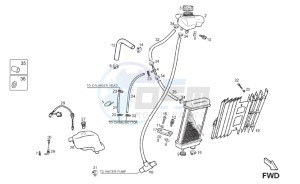 Off Road SX_50_Limited Edition (CH, EU) drawing Water cooler