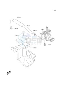 KSF 50 A [KFX50] (A6F) A6F drawing FUEL FILTER