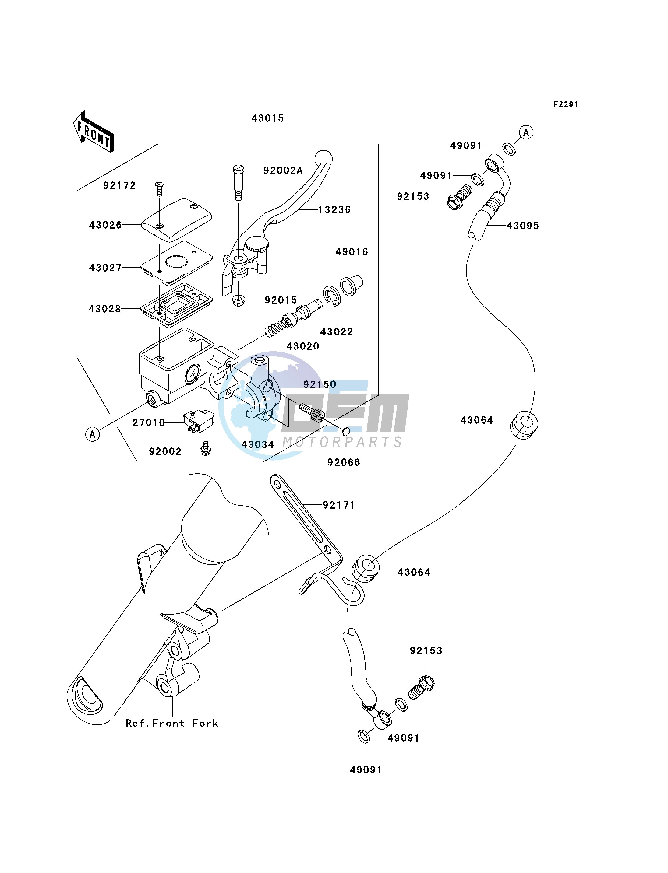 FRONT MASTER CYLINDER