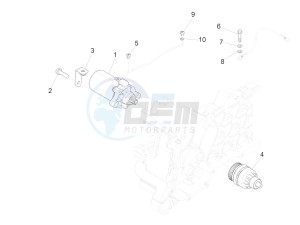 Liberty 50 iGet 4T 3V (EMEA) drawing Stater - Electric starter