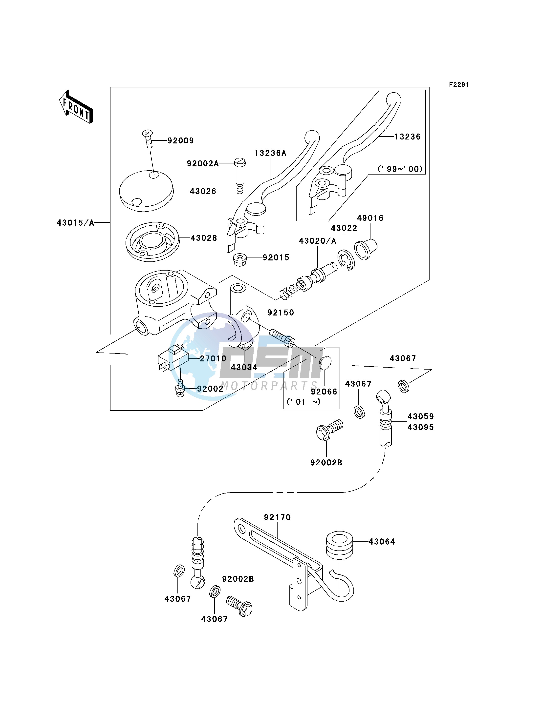 FRONT MASTER CYLINDER