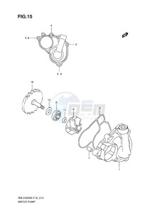 RM-Z450 EU drawing WATER PUMP