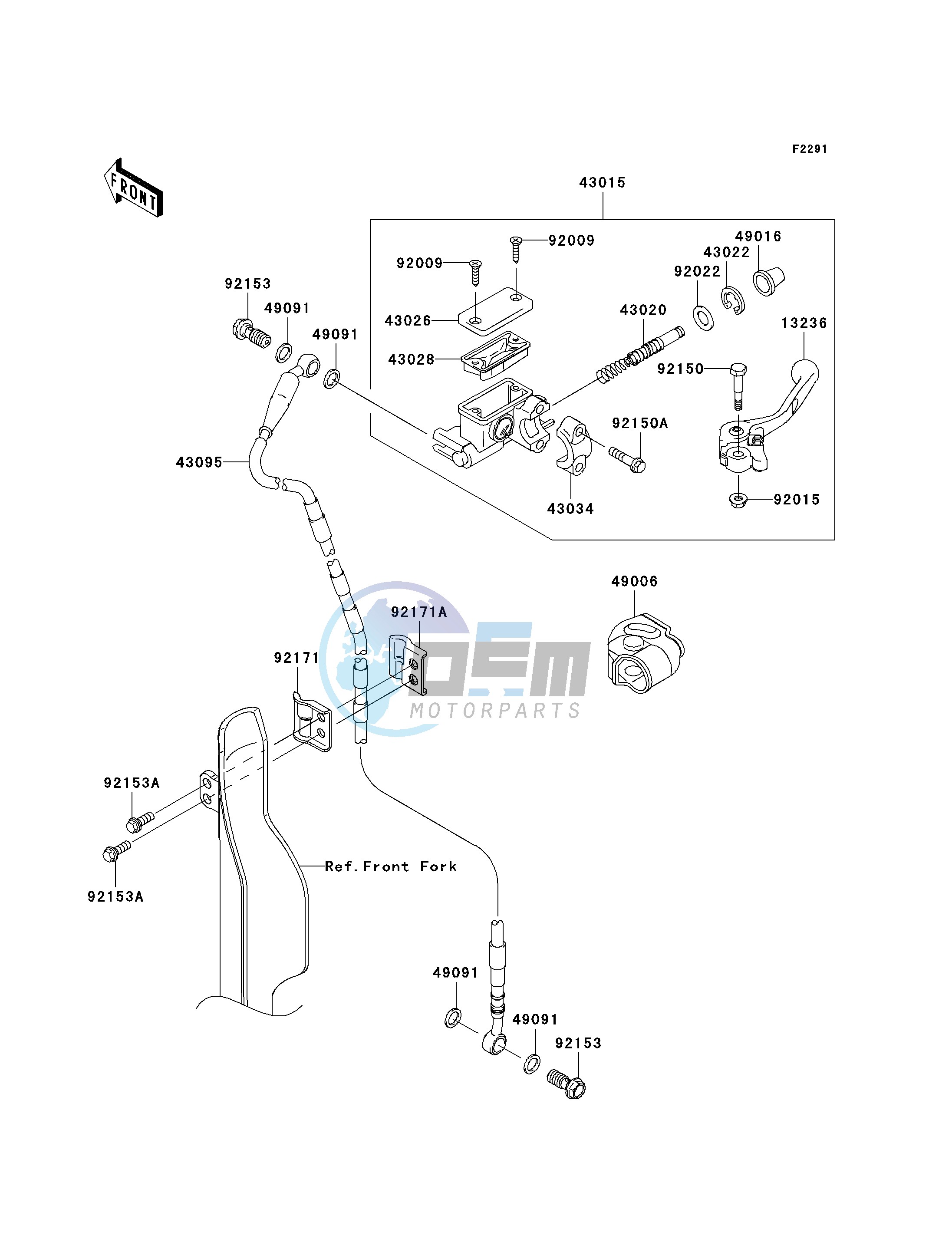 FRONT MASTER CYLINDER