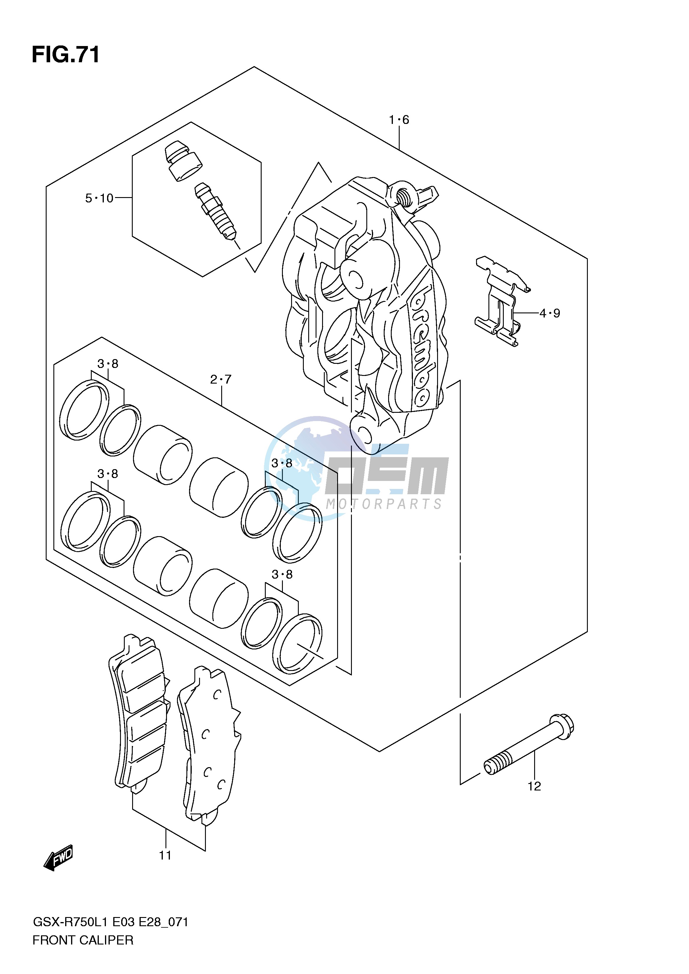 FRONT CALIPER