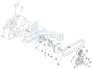 GTV 300HPE SEI GIORNI IE E4 ABS (NAFTA) drawing Driving pulley