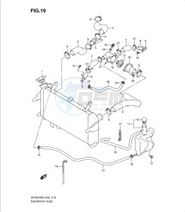 SFV650/A drawing RADIATOR HOSE