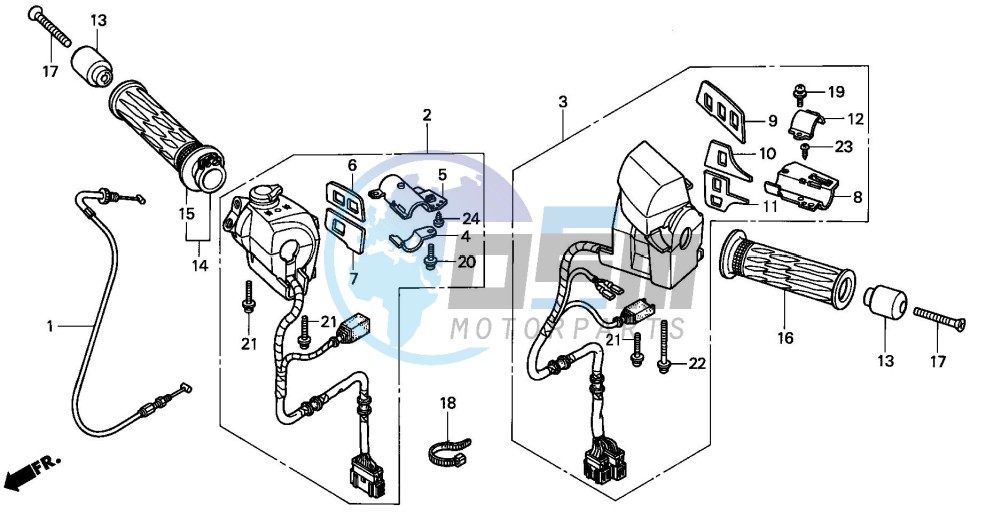 HANDLE SWITCH (GL1800A1/A2/A3)