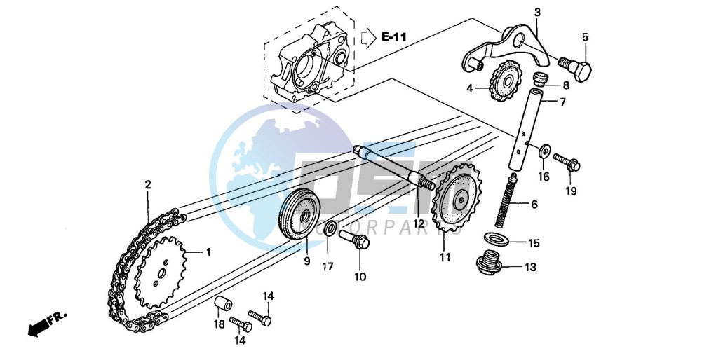 CAM CHAIN/TENSIONER