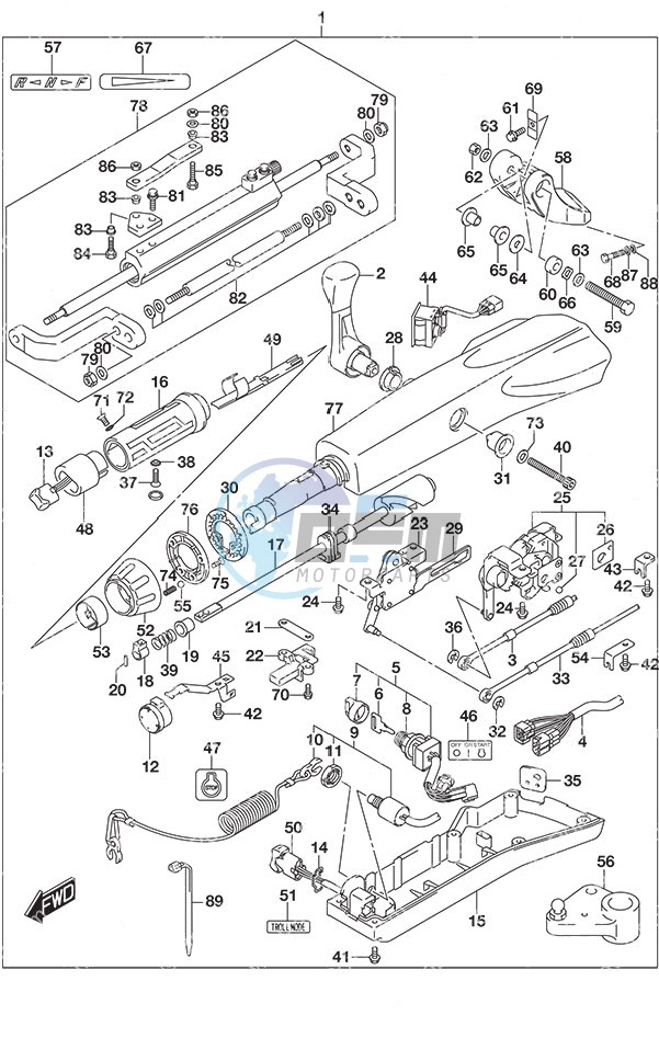 Tiller Handle