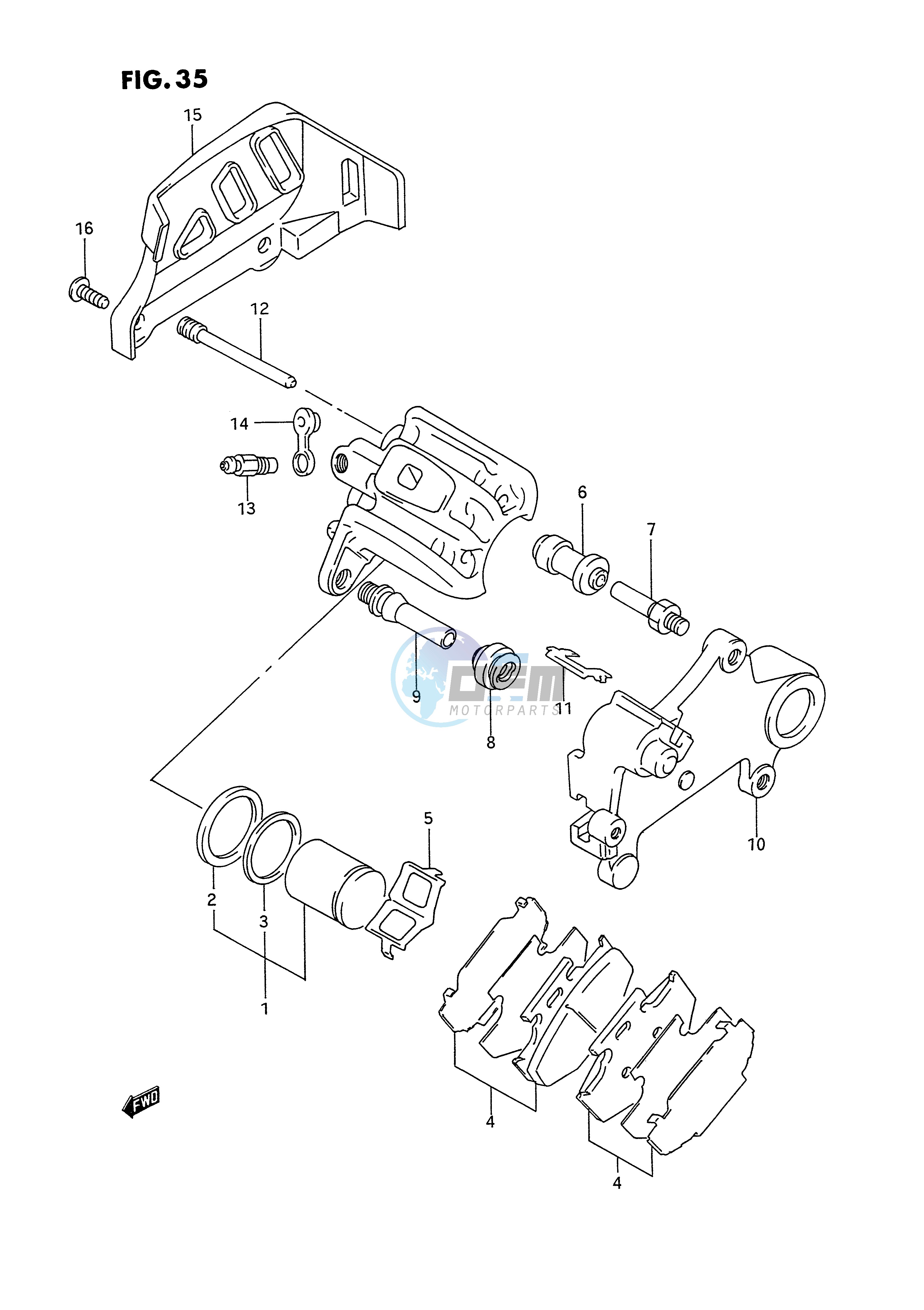 REAR CALIPERS (MODEL N)