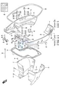 DF 300AP drawing Side Cover w/Transom (L)