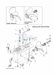 F225CA drawing PROPELLER-HOUSING-AND-TRANSMISSION-2