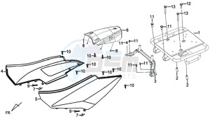 X'PRO 50 (45 KM/H) (AE05W4-EU) (L4-M1) drawing BODY COVER / X'PRO 50 (45 KM/H) (AE05W4-EU) (L4-M1)