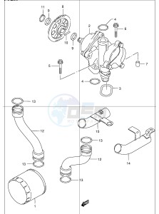 GSF1200 (E2) Bandit drawing OIL PUMP