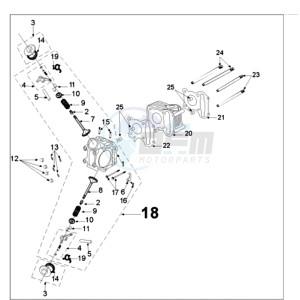 TWEET 50 drawing CYLINDER HEAD / CYLINDER