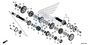 CBR650FAE CBR650FAE 2ED - (2ED) drawing TRANSMISSION