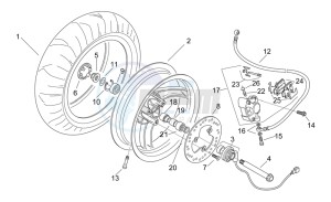 Area 51 50 drawing Front wheel