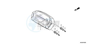 NC700XAD NC700X ABS Europe Direct - (ED) drawing METER