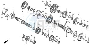 VF750C2 drawing TRANSMISSION