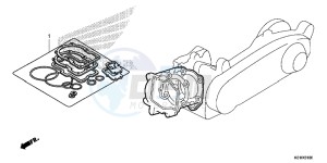 SH125E SH125 E drawing GASKET KIT A