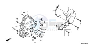 NC700XD NC700X 2ED drawing A.C. GENERATOR COVER