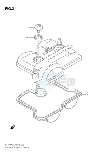 LT-R450 (E19) drawing CYLINDER HEAD COVER