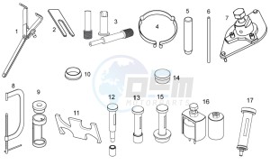 Special Tools S Shiver 750 Tools drawing Engine II