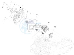 GTS 150 4T 3V IE ABS E4 (EMEA) drawing Reduction unit