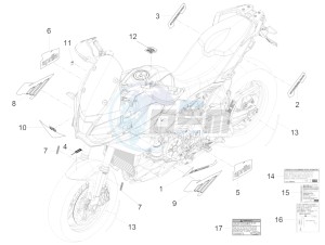 ETV 1200 Caponord Rally USA USA drawing Decal