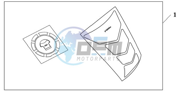 TANKPAD / FUEL LID COVER