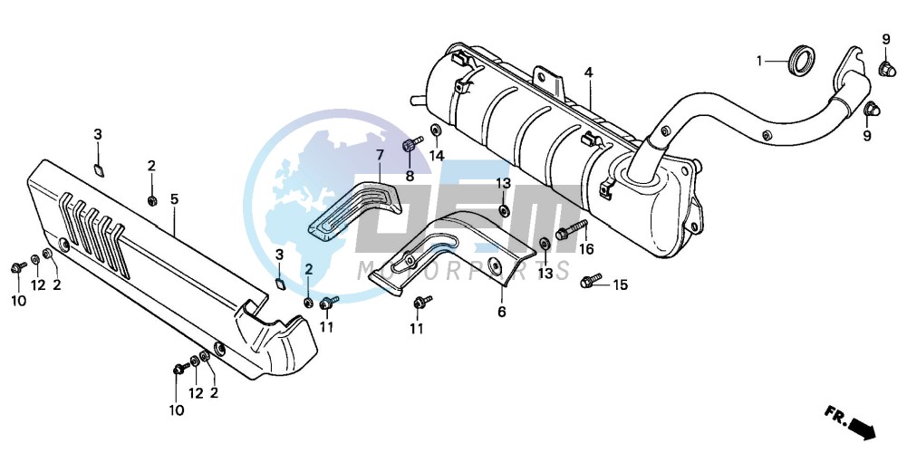 EXHAUST MUFFLER