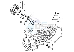 Hexagon LX-LXT 125-180 drawing Rear brake shoes