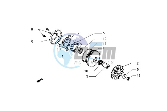 Driving pulley