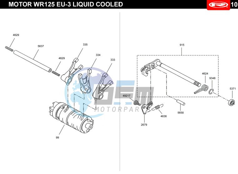 PRE-SELECTOR GEAR  EURO3