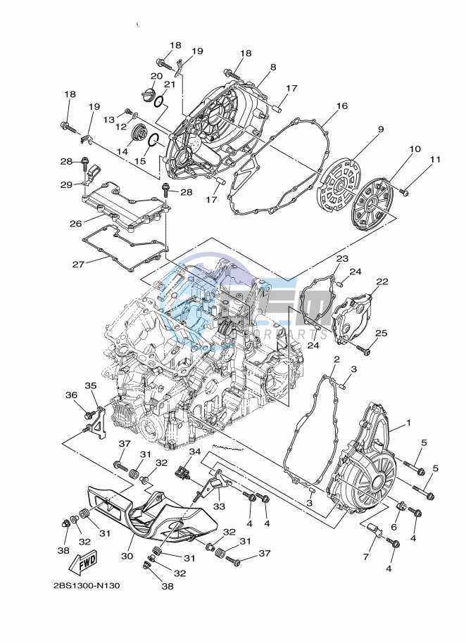 CRANKCASE COVER 1