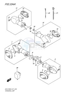 GSX-S 1000 drawing TURNSIGNAL LAMP