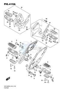 GSX-1300R ABS HAYABUSA EU drawing FOOTREST