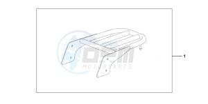 VT750CA drawing REAR CARRIER