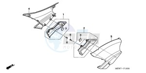 NT700VAA France - (F / ABS) drawing SIDE COVER