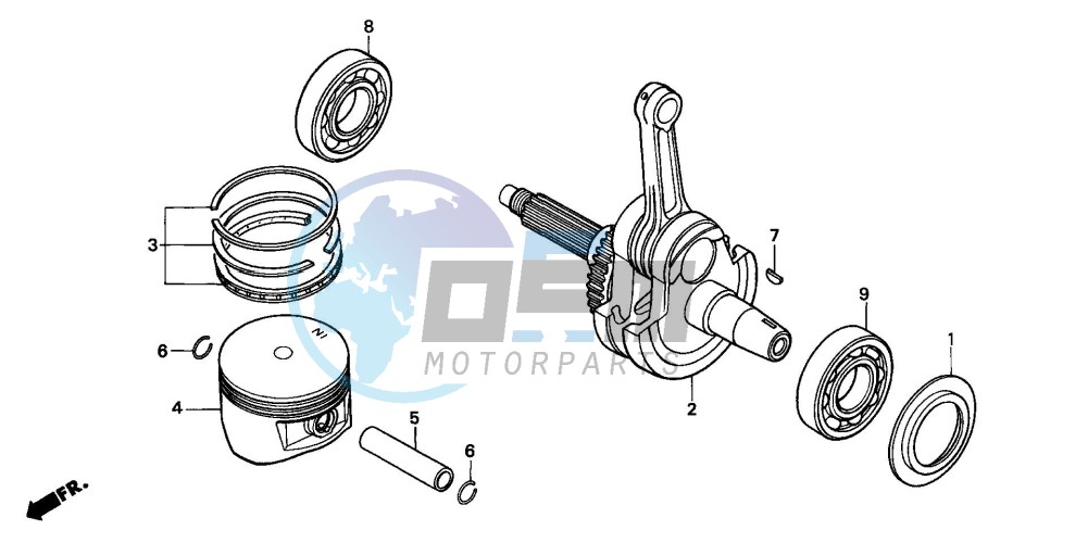 PISTON/CRANKSHAFT