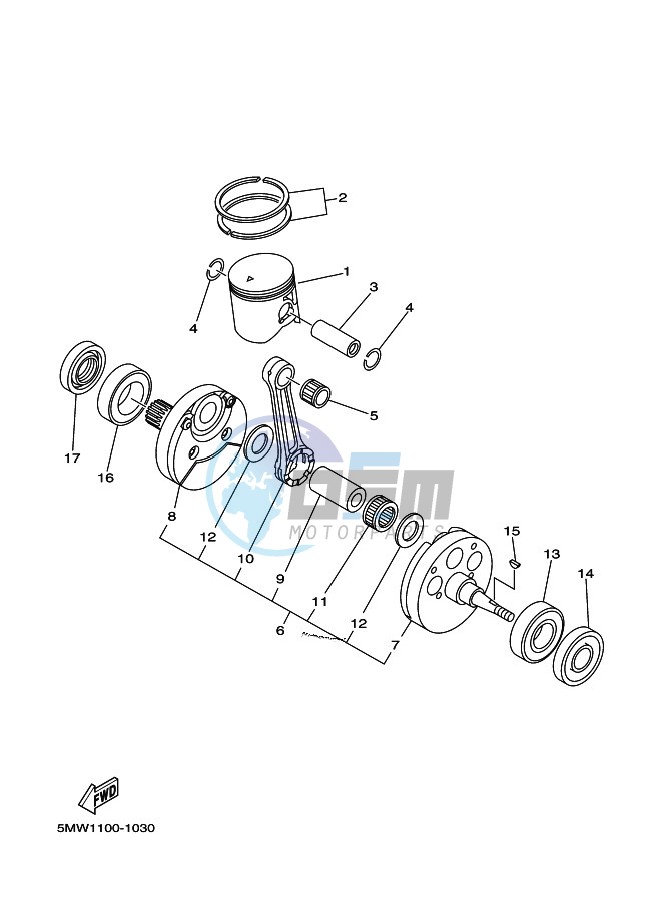 CRANKSHAFT & PISTON